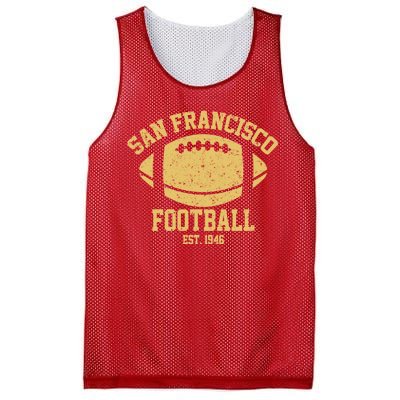 San Francisco Football EST 1946 Vintage Style Mesh Reversible Basketball Jersey Tank