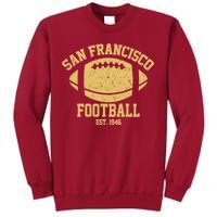 San Francisco Football EST 1946 Vintage Style Tall Sweatshirt