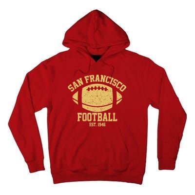 San Francisco Football EST 1946 Vintage Style Tall Hoodie