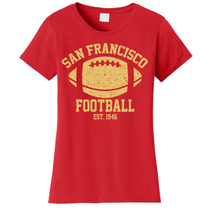 San Francisco Football EST 1946 Vintage Style Women's T-Shirt