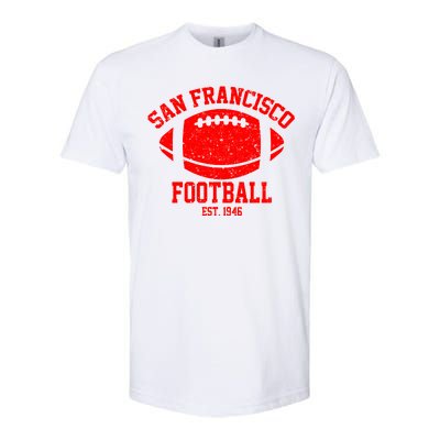 San Francisco Football EST 1946 Vintage Style Softstyle CVC T-Shirt