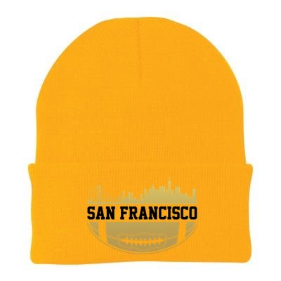 San Francisco Football Skyline Knit Cap Winter Beanie