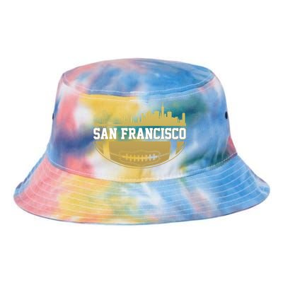 San Francisco Football Skyline Tie Dye Newport Bucket Hat