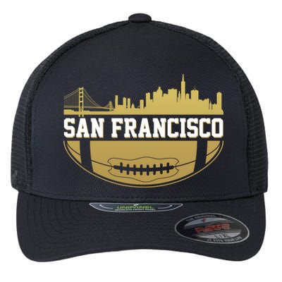 San Francisco Football Skyline Flexfit Unipanel Trucker Cap