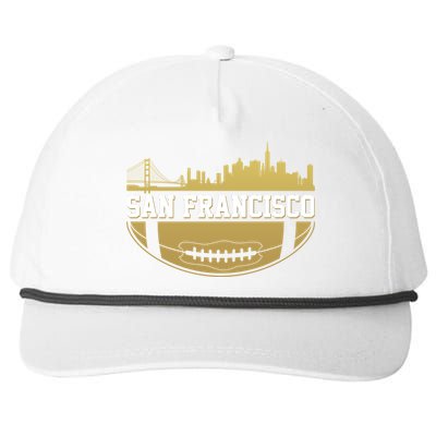 San Francisco Football Skyline Snapback Five-Panel Rope Hat