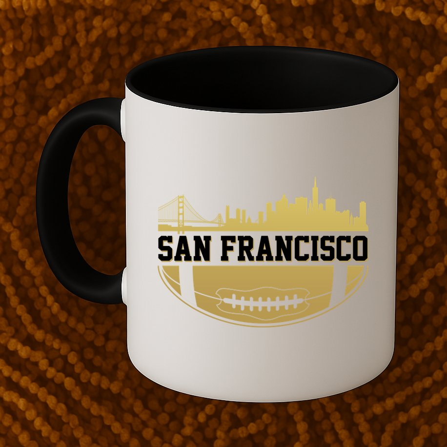 San Francisco Football Skyline Mug
