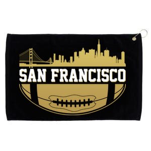 San Francisco Football Skyline Grommeted Golf Towel