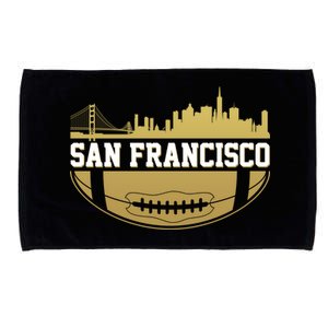 San Francisco Football Skyline Microfiber Hand Towel