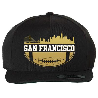 San Francisco Football Skyline Wool Snapback Cap