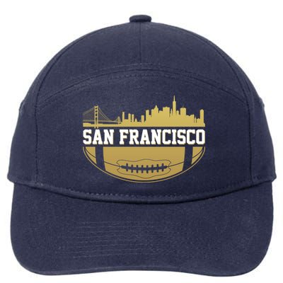 San Francisco Football Skyline 7-Panel Snapback Hat