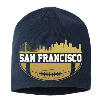 San Francisco Football Skyline Sustainable Beanie