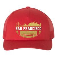 San Francisco Football Skyline Yupoong Adult 5-Panel Trucker Hat