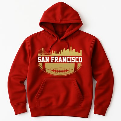 San Francisco Football Skyline Hoodie