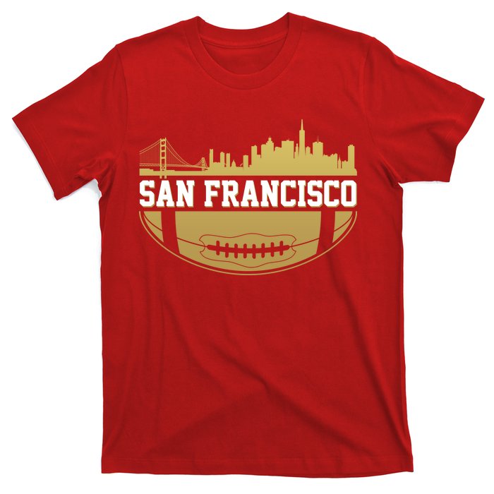 San Francisco Football Skyline T-Shirt