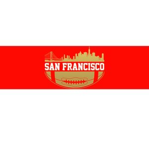 San Francisco Football Skyline Bumper Sticker