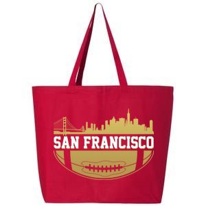 San Francisco Football Skyline 25L Jumbo Tote