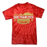 San Francisco Football Skyline Tie-Dye T-Shirt