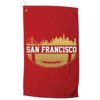 San Francisco Football Skyline Platinum Collection Golf Towel