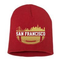 San Francisco Football Skyline Short Acrylic Beanie