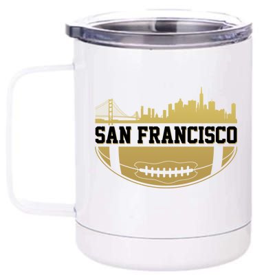 San Francisco Football Skyline 12 oz Stainless Steel Tumbler Cup