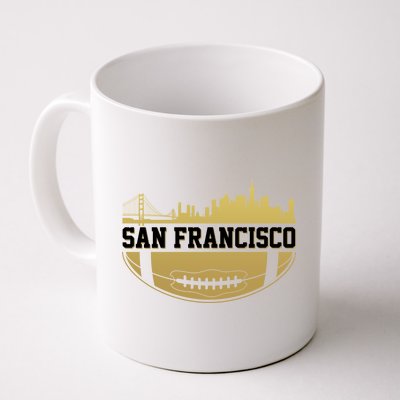 San Francisco Football Skyline Coffee Mug