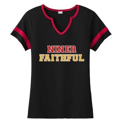 San Francisco Niner Faithful Ladies Halftime Notch Neck Tee