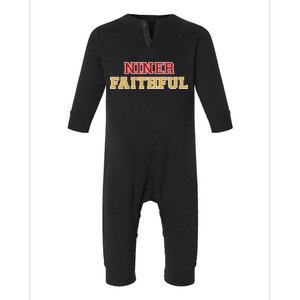 San Francisco Niner Faithful Infant Fleece One Piece