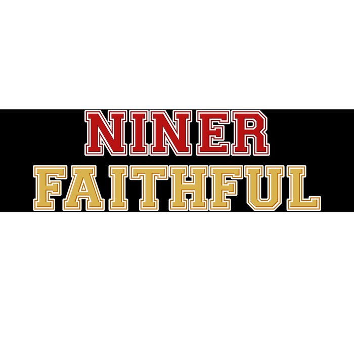 San Francisco Niner Faithful Bumper Sticker