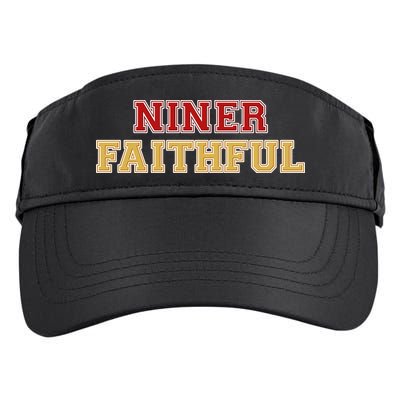 San Francisco Niner Faithful Adult Drive Performance Visor