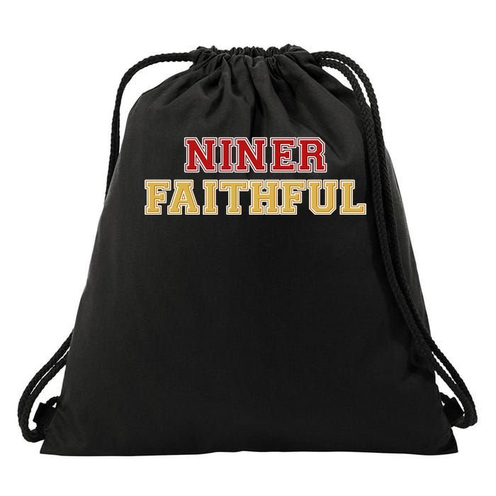 San Francisco Niner Faithful Drawstring Bag