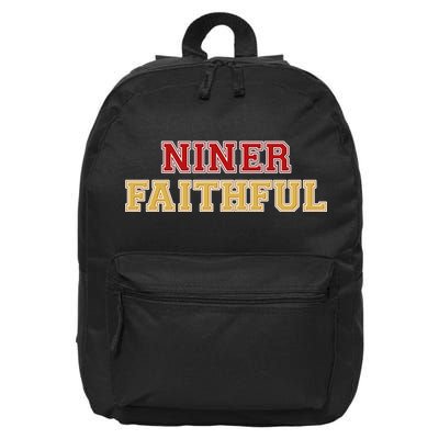 San Francisco Niner Faithful 16 in Basic Backpack