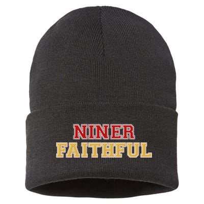 San Francisco Niner Faithful Sustainable Knit Beanie