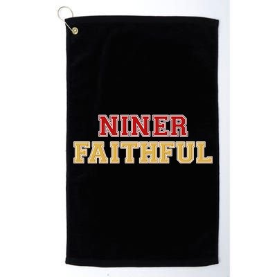 San Francisco Niner Faithful Platinum Collection Golf Towel