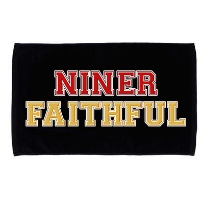 San Francisco Niner Faithful Microfiber Hand Towel