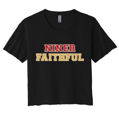 San Francisco Niner Faithful Crop Top