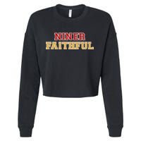 San Francisco Niner Faithful Cropped Pullover Crew