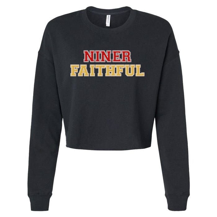 San Francisco Niner Faithful Cropped Pullover Crew