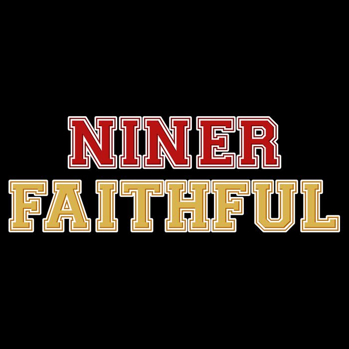San Francisco Niner Faithful Ladies Long Sleeve Shirt