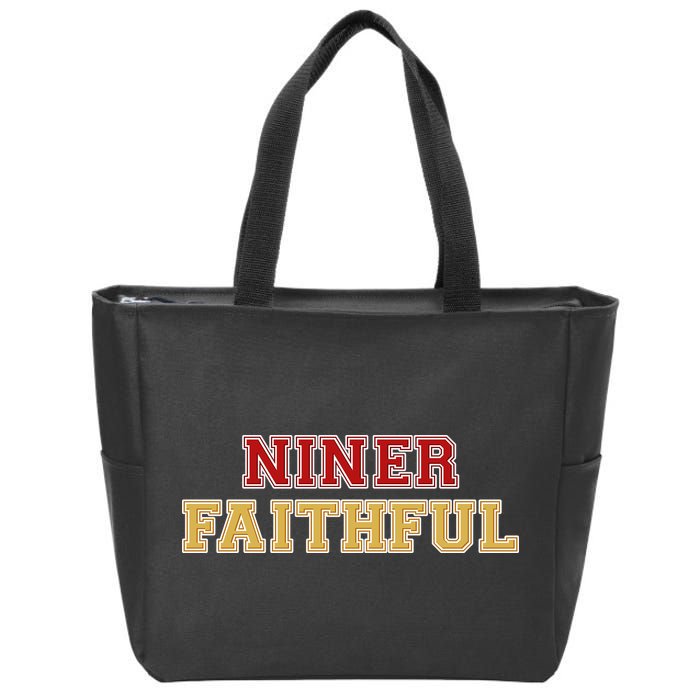 San Francisco Niner Faithful Zip Tote Bag