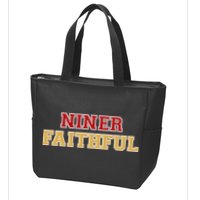 San Francisco Niner Faithful Zip Tote Bag