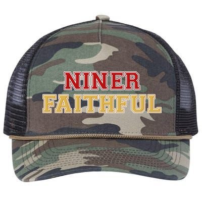 San Francisco Niner Faithful Retro Rope Trucker Hat Cap