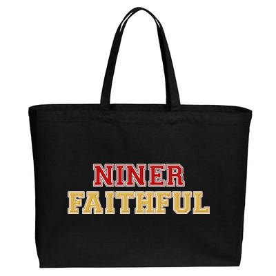 San Francisco Niner Faithful Cotton Canvas Jumbo Tote