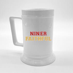 San Francisco Niner Faithful Beer Stein