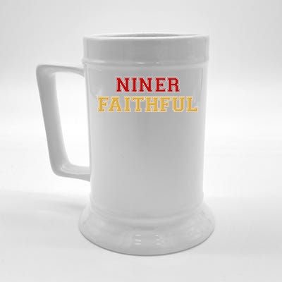 San Francisco Niner Faithful Beer Stein