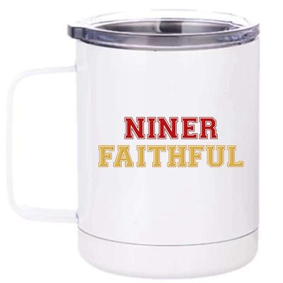 San Francisco Niner Faithful 12 oz Stainless Steel Tumbler Cup