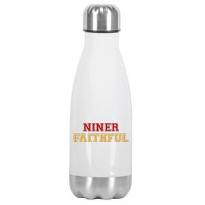 San Francisco Niner Faithful Stainless Steel Insulated Water Bottle