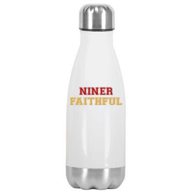 San Francisco Niner Faithful Stainless Steel Insulated Water Bottle