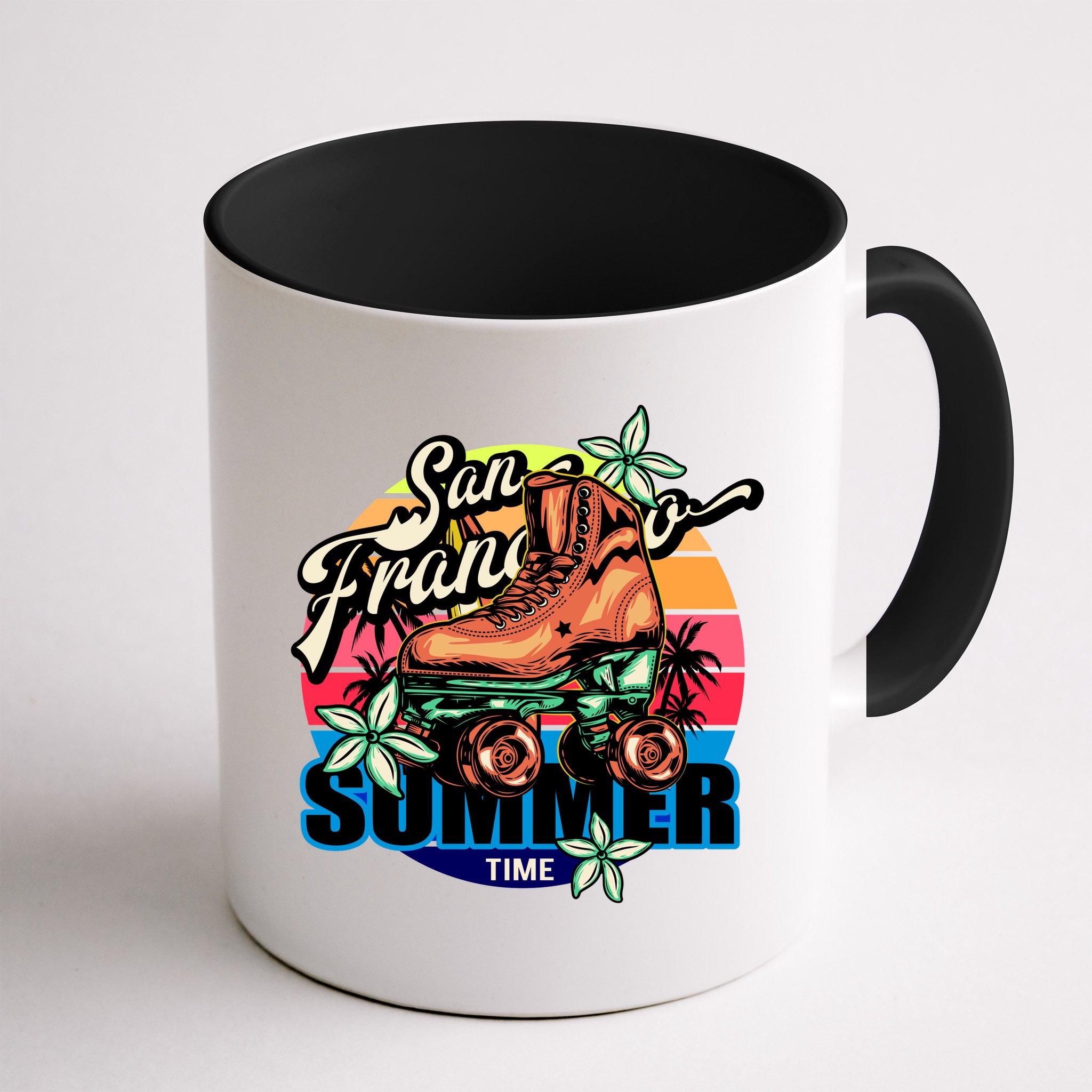 San Francisco Retro Roller Skates Mug