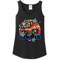 San Francisco Retro Roller Skates Ladies Essential Tank