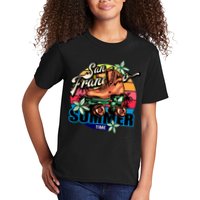 San Francisco Retro Roller Skates Kids T-Shirt